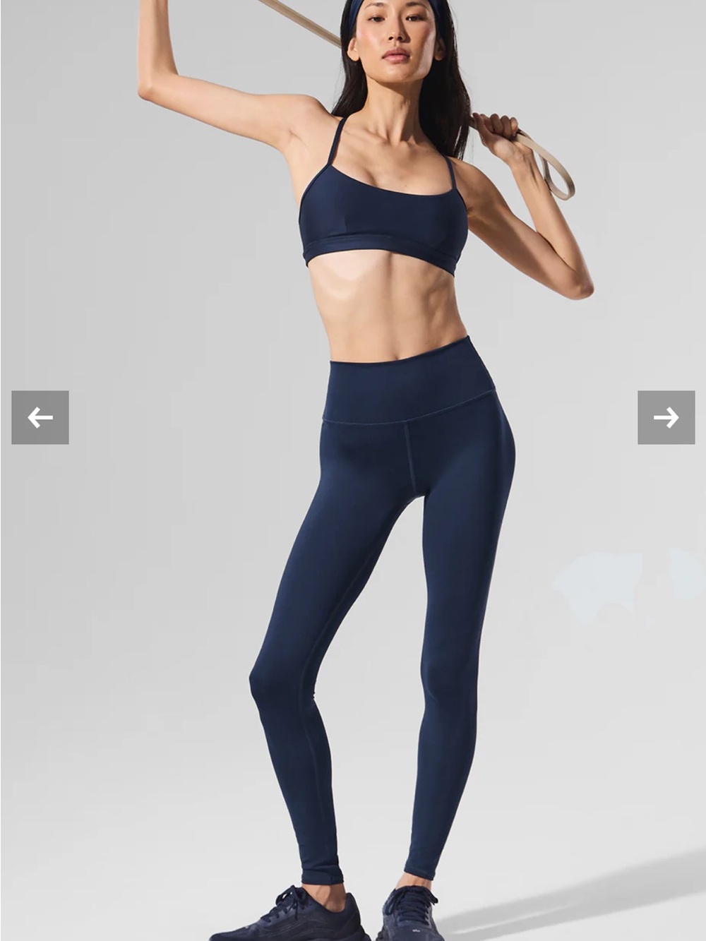 ALO Yoga navy Airlift leggings